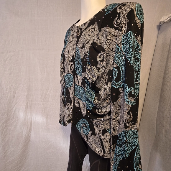 Joseph Ribkoff Zip Blazer - Size 12 - Picture 2 of 7